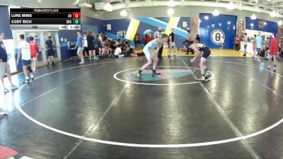 106 lbs Quarters & Wb (16 Team) - Luke Mims, Black Hive vs Cody Rich, Buchholz