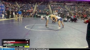 3A 132 lbs Cons. Round 2 - Josh Figueredo, West Carteret vs Luke Connick, West Brunswick