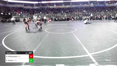 100 lbs Quarterfinal - Broxtyn Williamson, Emporia Wrestling Club vs Gabriel Sines, Butler Youth Wrestling