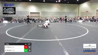 117 lbs Semifinal - Keaton Henry, Immortal Athletics WC vs Bear Winter, Sanderson Wrestling Academy