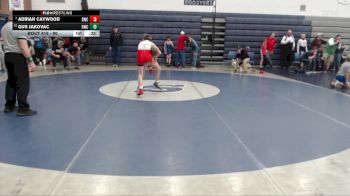 90 lbs Quarterfinal - Adrian Caywood, Bulldog Wrestling Club vs Gus Jakovac, Homedale Wrestling Club