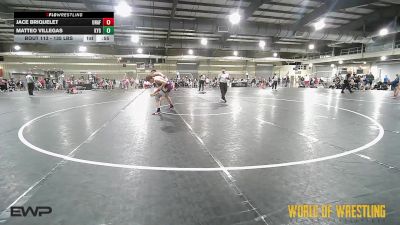 135 lbs Consi Of 16 #1 - Jace Briquelet, Unaffiliated vs Matteo Villegas, Kansas Young Guns