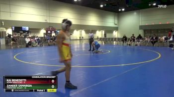 120 lbs Round 4 (16 Team) - Kai Benedetti, Alpha Wrestling vs Zander Samargia, Tennessee Valley