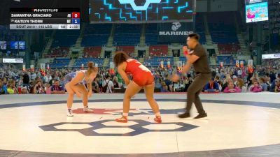 145 lbs Cons. Rd Of 32 - Samantha Graciano, AR vs Kaitlyn Thorn, MT