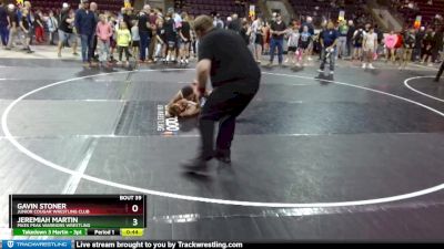 86-89 lbs Round 2 - Gavin Stoner, Junior Cougar Wrestling Club vs Jeremiah Martin, Pikes Peak Warriors Wrestling