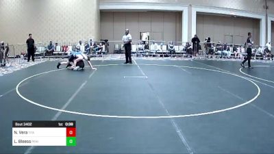 156 lbs Consi Of 16 #2 - Noah Vera, Titan Mercury WC vs Leon Bleess, Peninsula WC