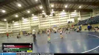 67 lbs Placement (16 Team) - Jantz Greenhalgh, Utah Green vs Eli Sandoval, Gold Rush Wrestling