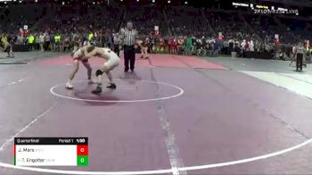 D1-119 lbs Quarterfinal - Terek Engelter, Grand Blanc vs Josh Mars, Westland John Glenn