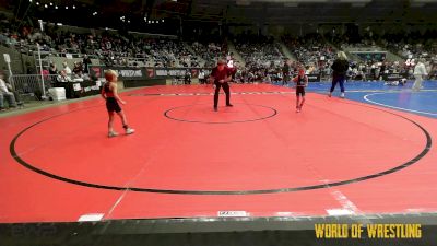 40 lbs Consi Of 8 #1 - Lane Carrier, RAW Wrestling Club vs Luke Themm, Team Tulsa Wrestling Club