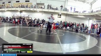 49 lbs Champ. Round 2 - Preston Weinzapfel, Indiana vs Luke Knox, Lebanon Tiger Wrestling Club
