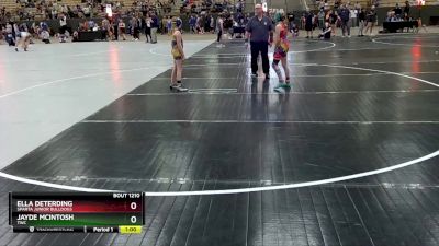 91 lbs Quarterfinal - Jayde McIntosh, TWC vs Ella Deterding, Sparta Junior Bulldogs