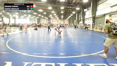 114 lbs Rr Rnd 2 - Brianna Roeder, Orchard South Girls vs Kimora Mervilus, 757 Sirens