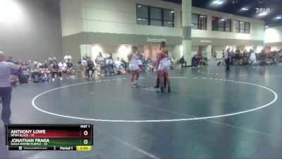 220 lbs Placement Matches (16 Team) - Jonathan Fraga, Eagle Empire Purple vs Anthony Lowe, NFWA Black