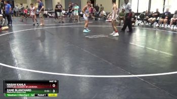 106 lbs Semifinal - Zane Blanchard, Predator Wrestling vs Hasan Kahla, Wrestling Academy Of Louisiana