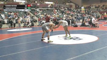 4A 175 lbs 1st Place Match - Atreyu Banks, Gentry vs Damien Wicker, CAC