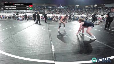 135 lbs Round Of 16 - Hailey Sisson, Shelton Wrestling Academy vs Ashland Hawk, Salina Wrestling Club