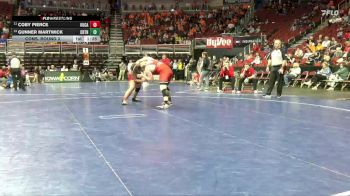 2A-215 lbs Cons. Round 3 - Coby Pierce, Kuemper Catholic vs Gunner Martwick, Creston
