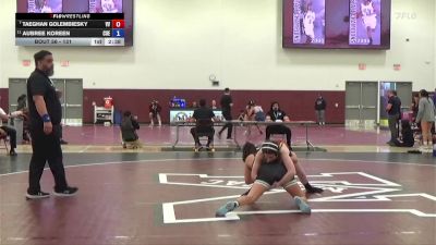 131 lbs Cons. Round 3 - Taeghan Golembiesky, Victor Valley College vs Aubree Koreen, Cuesta College