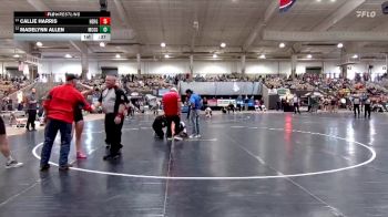 Girls 126 lbs Cons. Round 1 - Madelynn Allen, McGavock High School vs Callie Harris, Heritage High School