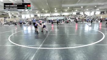 75 lbs Quarterfinal - Grey Holloway, Nashville Catholic Wrestling vs Kash Harrison, Wave Wrestling Club