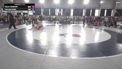 170 lbs Cons. Semis - Sally Johnson, Mayhem vs Taylor Owen, Seasons