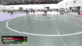 106 lbs Cons. Round 4 - Easton Witters, Deer Creek (ED) vs Blake Thomas, Piedmont