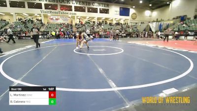 98 lbs Quarterfinal - Luna Martinez, Concede Nothing vs Bertha Cabrera, Pride Wrestling