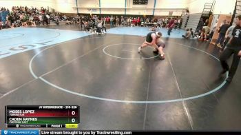 210-226 lbs Round 1 - Moses Lopez, Torrington vs Caden Haynes, Cheyenne East