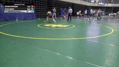 135 lbs Quarterfinal - Jacob Portman, Atlantic Highlands vs Ryan Smith, Wilmington