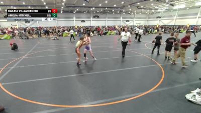 121 lbs Champ. Round 1 - Kaileia Villavicencio, Wrestling University vs Amelia Mitchell, Unattached