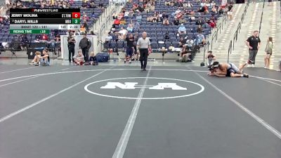 141 lbs Cons. Round 1 - Jerry Molina, St. Thomas University vs Daryl Mills, Missouri Baptist University