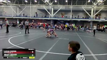 92 lbs Round 4 (10 Team) - Brady Genard, Upstate Uprising vs Lucas Copper, Ruthless WC