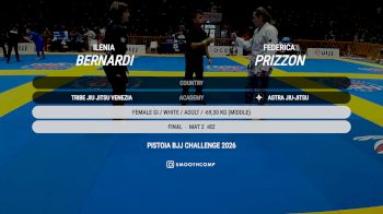 Federica Prizzon vs Ilenia Bernardi 2026 UIJJ PISTOIA BJJ CHALLENGE