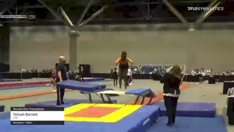 Taliyah Barnett - Double Mini Trampoline, CTR - 2021 USA Gymnastics Championships
