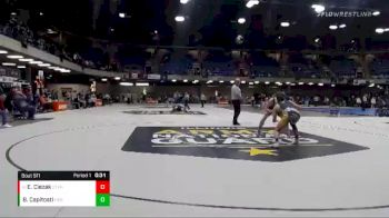 132 lbs Cons. Round 2 - Everett Ciezak, Stevenson vs Benjamin Capitosti, Matoon