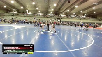 85 lbs Cons. Round 5 - Cole Preston, Wentzville Wrestling Federation-AAA vs Jase Ebbinghaus, Neosho Youth Wrestling-AAA