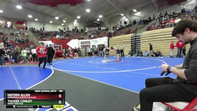 190 lbs Cons. Round 1 - Tucker Conley, Parke Heritage vs Hayden Allen, Greenfield Wrestling Club