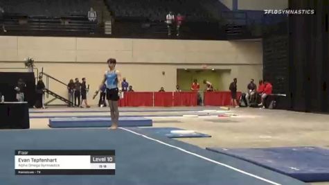 Evan Tepfenhart - Floor, Alpha Omega Gymnastics - 2021 USA Gymnastics Development Program National Championships