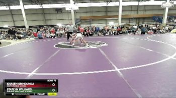 80 lbs Semifinal - Khasen Srimoukda, South Middle School vs Statlyn Williams, Sublime Wrestling Academy