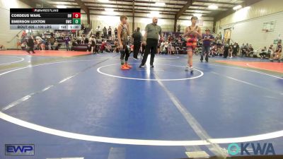 106 lbs Rr Rnd 1 - Cordeus Wahl, Bristow Wrestling vs Emerson Luxton, Bartlesville Wrestling Club