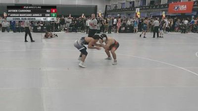157 lbs Cons. Sub-semis - Adrian Marciano Arbelo, Seagulls WC vs Jayden Cardona, Vici