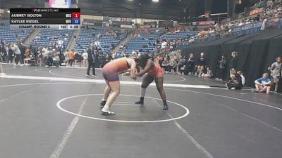 180 lbs Champ. Round 2 - Kaylee Riegel, Missouri Valley College vs Aubrey Bolton, Murray State