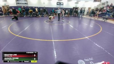 77 lbs Semifinal - Hudson Moore, Rocky Mountain vs Braxten Link, Greybull MS