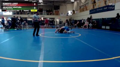 125 lbs 3rd Place Match - Nehemiah Ventura, Texas Wesleyan vs Roberto Lopez, Northeast Oklahoma