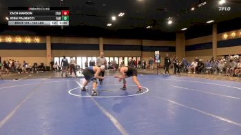 165 lbs C Of 16 #1 - Zach Hanson, Stanford vs Josh Palmucci, Franklin & Marshall