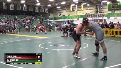 285 lbs Champ. Round 2 - Eli Sanchez, Perkins vs Chris Fair, Washington (massilon)