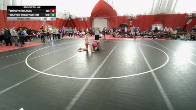 14U Boys - 155 lbs Quarters - Bradyn Michlig, Askren Wrestling Academy vs Carter Stauffacher, Warrior Youth Wrestling