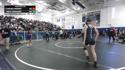 125 lbs Champ. Round 2 - Chelsea Briones, Heritage vs Sofia Fernandez, Camarillo