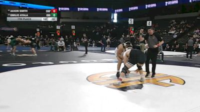 215 lbs 7th Place - Jaxon Smith, Chaparral (SS) vs Emilio Ayala, Kingsburg (CS)