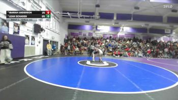 Girls 142 lbs 5th Place Match - Leah Schaden, UPrep Girls vs Mariah Anderson, Las Plumas Girls